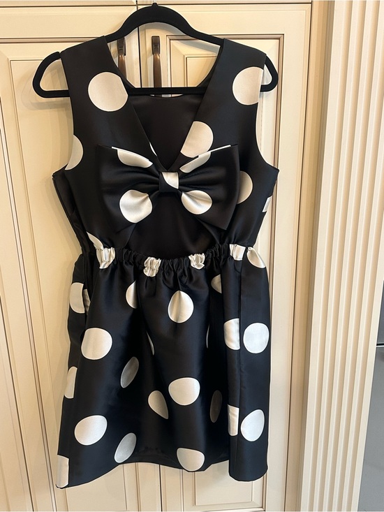 kate spade Dresses & Skirts - kate spade Black and White Polka Dot Bow-Accent Sleeveless Dress